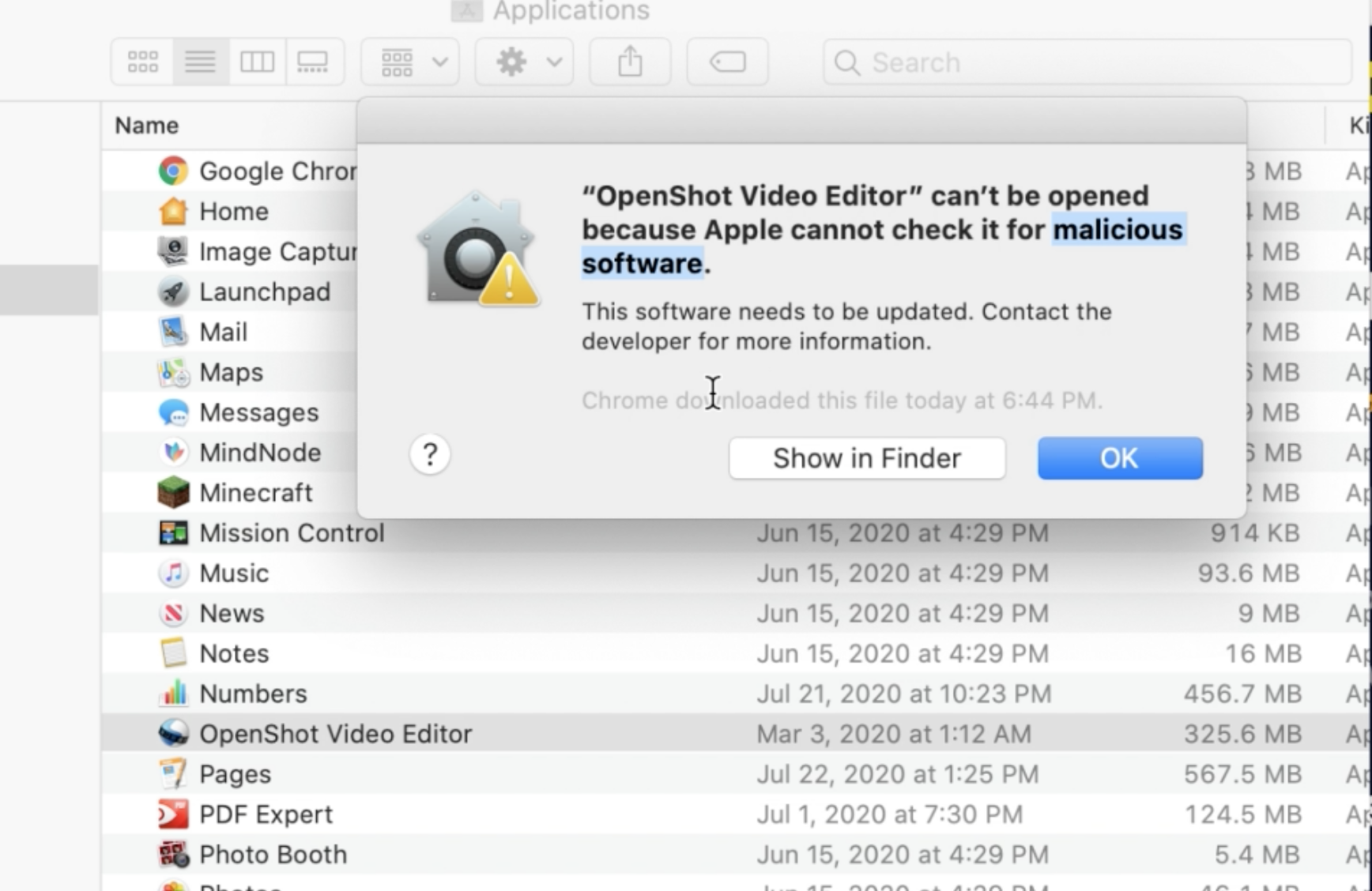 open applications outside of the Apple app store for apple desktop computers